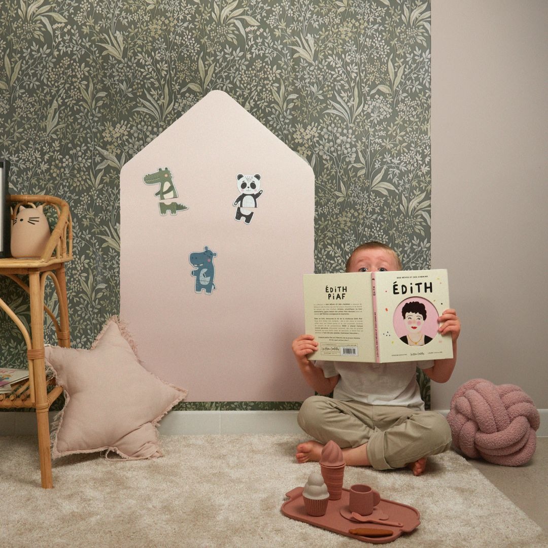 Ferflex - Magnettafel Haus rosa 92x58 cm