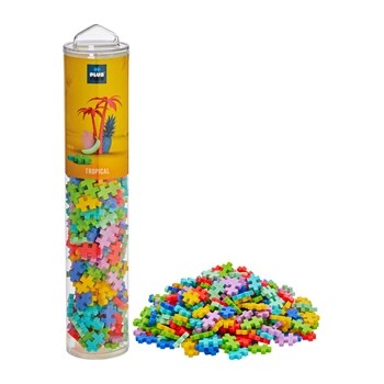 PLUS PLUS - Kreativ Bausteine Puzzle Tropical 240 Teile