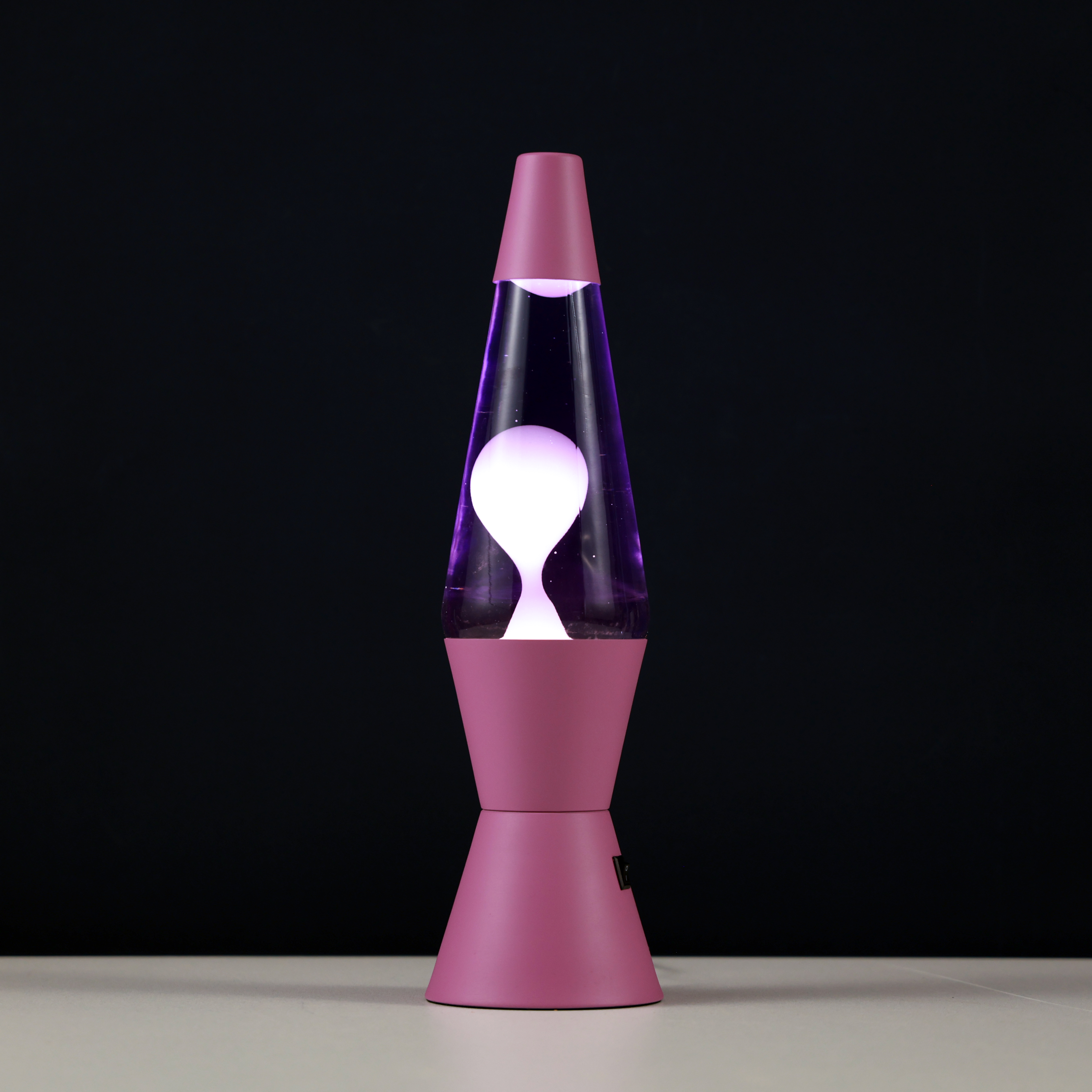 itotal - Lavalampe LED  Spaceship violett/violett/weiß