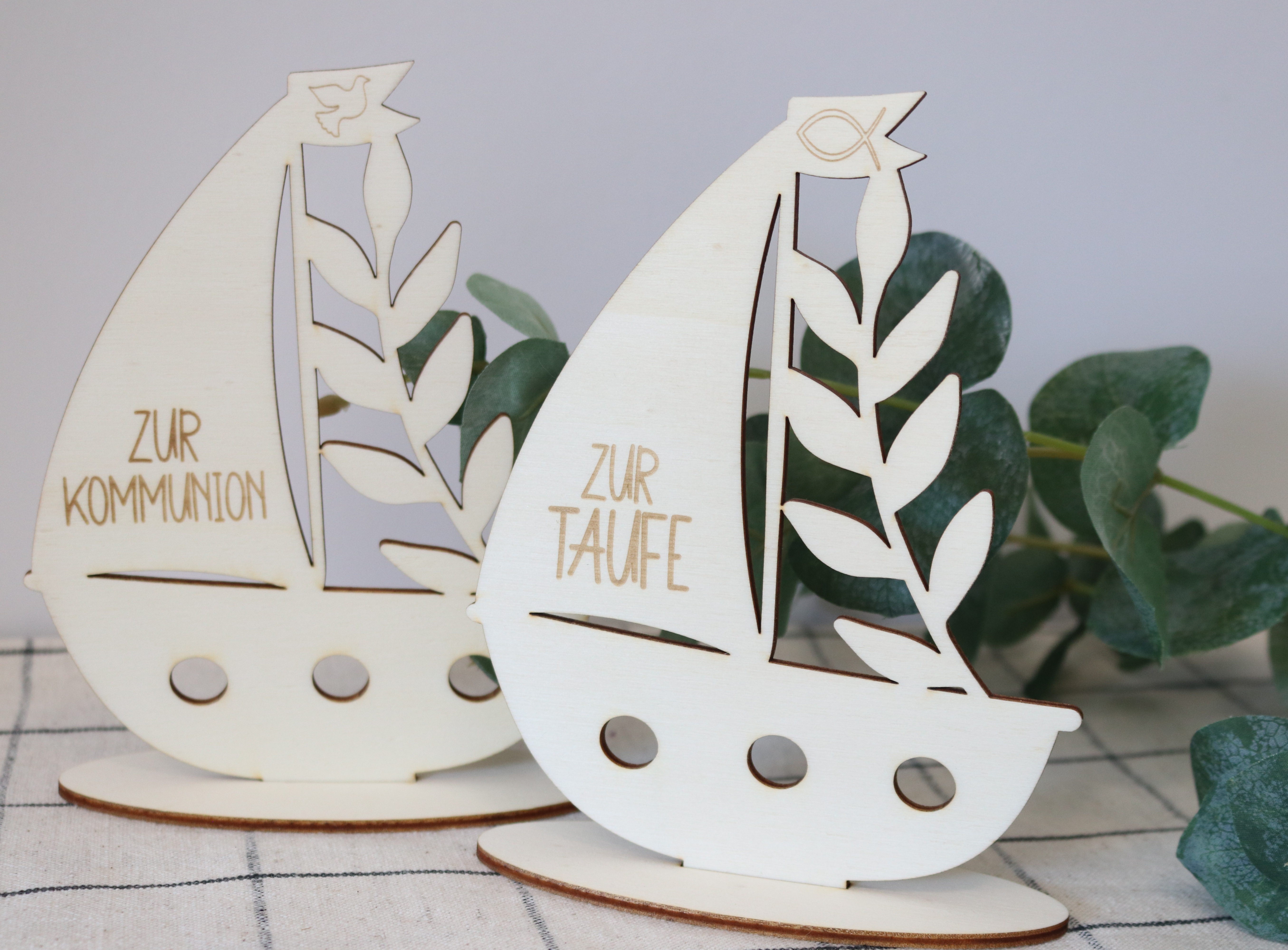Invy Design - Geldgeschenk "Holzboot"