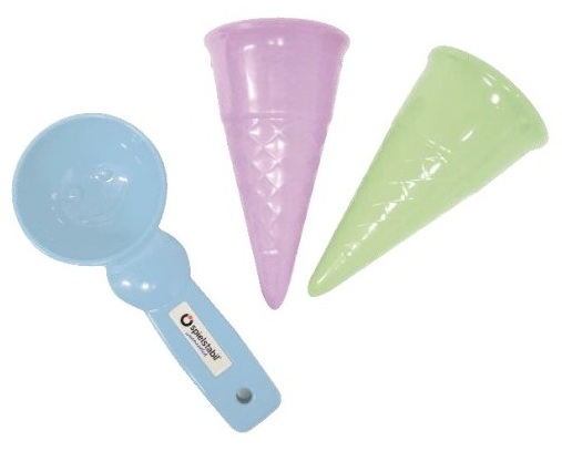spielstabil - Sandspielzeug Pastell Eis-Duo 3-tlg.