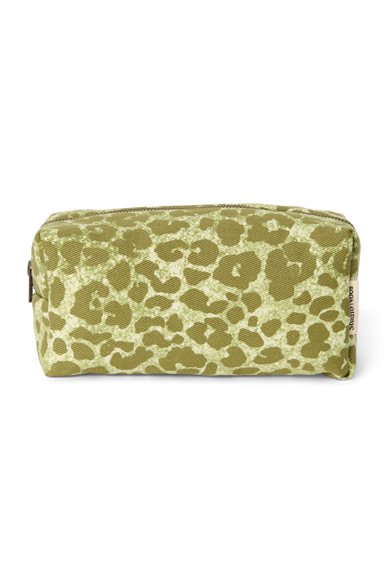 Studio Noos - Kulturbeutel Cotton Green Leopard