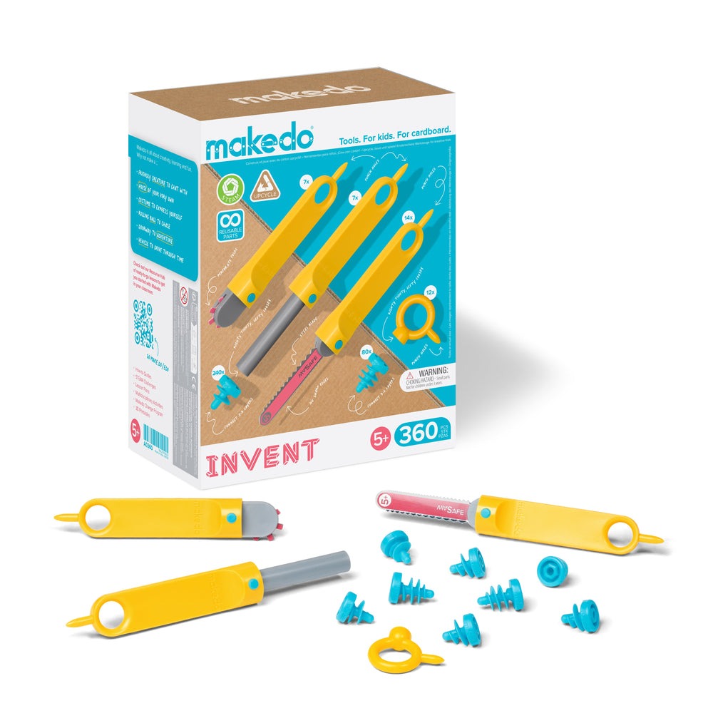 makedo - Invent Kit: Karton-Bauset extra groß