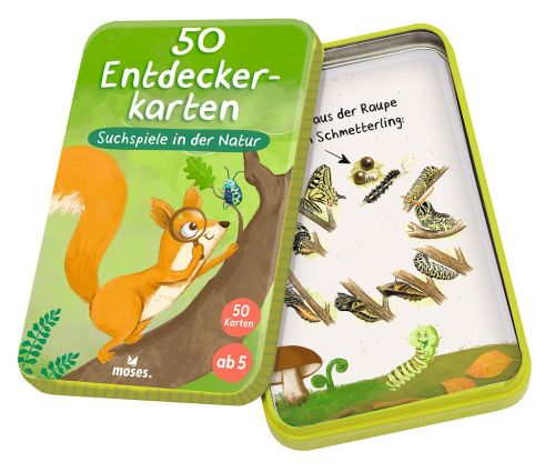 moses - 50 Entdeckerkarten: Suchspiele in der Natur