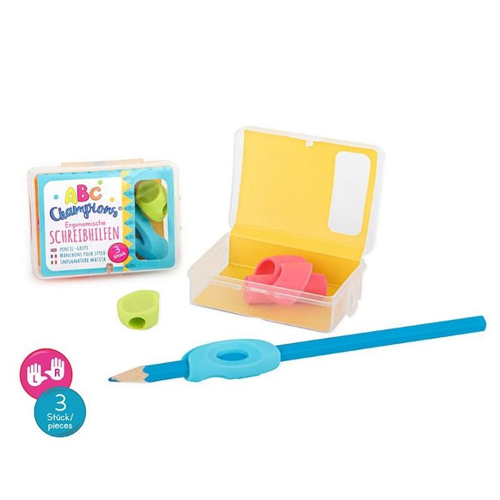 Trendhaus - ABC CHAMPIONS Schreibhilfen ergonomisch 3er-Set