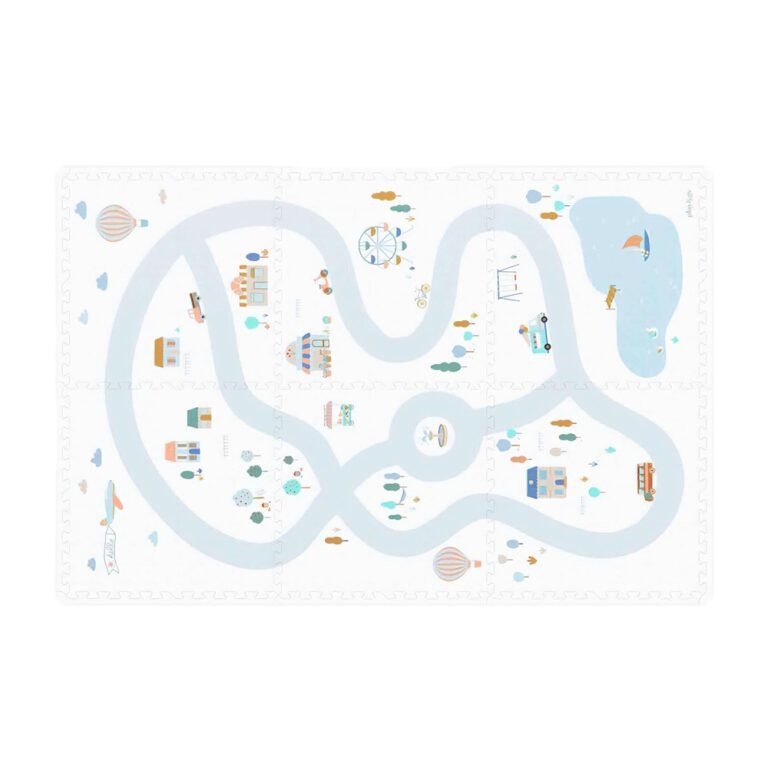 Play&Go - Puzzle-Spielmatte EEVAA 3in1 Village/Terrazzo