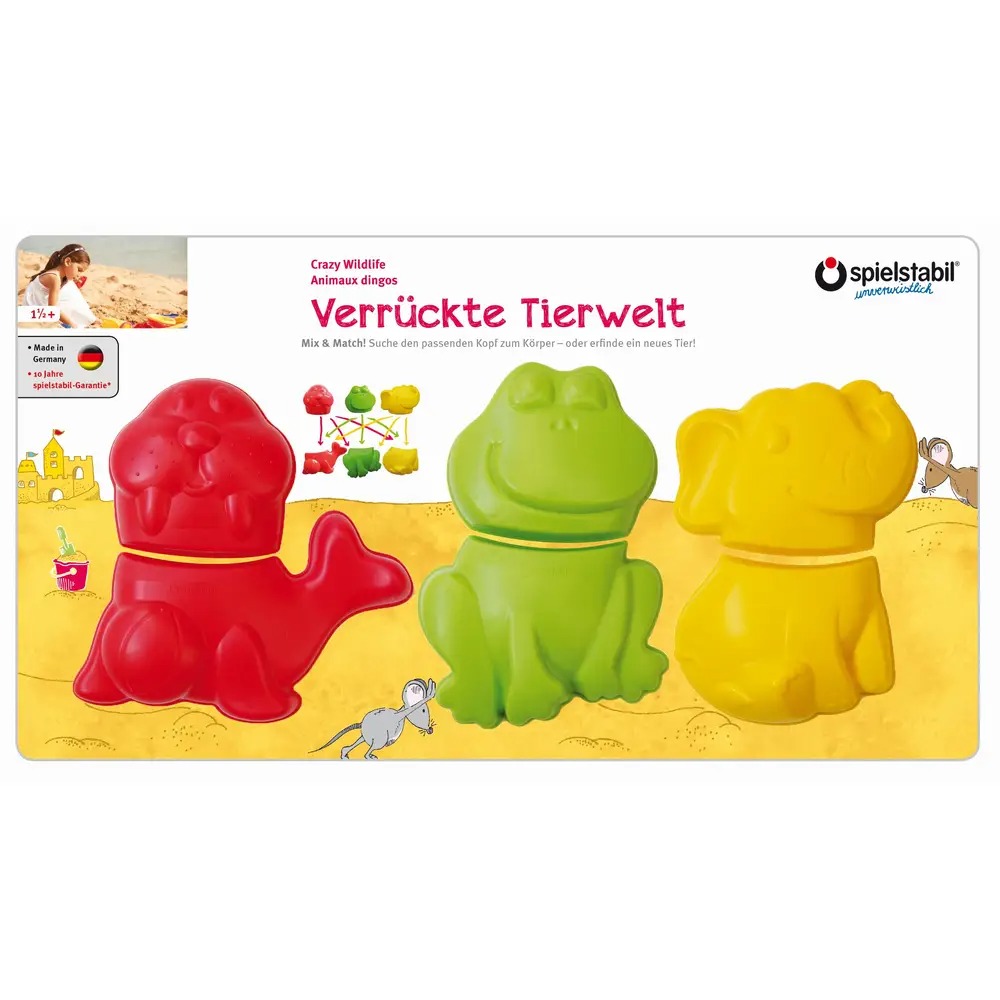 spielstabil - Sandspielzeug Verrückte Tierwelt