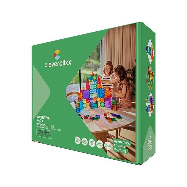 CleverClixx - Magnetbausteine Inventive Pack Intense