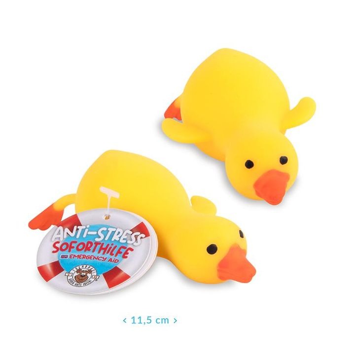 Trendhaus - Mini Anti-Stress-Ente 11cm 