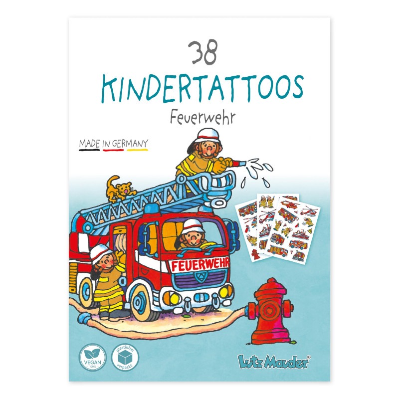TapirElla - Tattoo-Set Feuerwehr