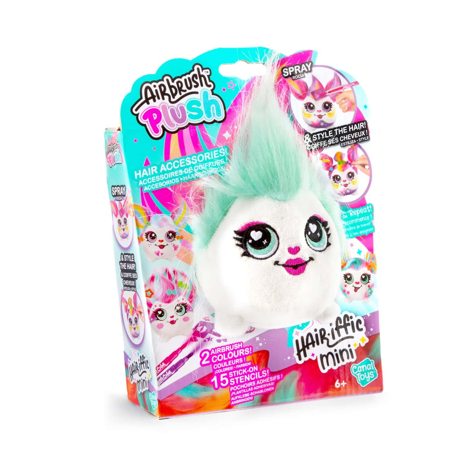Canal Toys - Airbrush Plush: DIY Kuscheltier Hair'iffic Mini Canal Toys - Airbrush Plush: DIY Kuscheltier Hair'iffic Mini