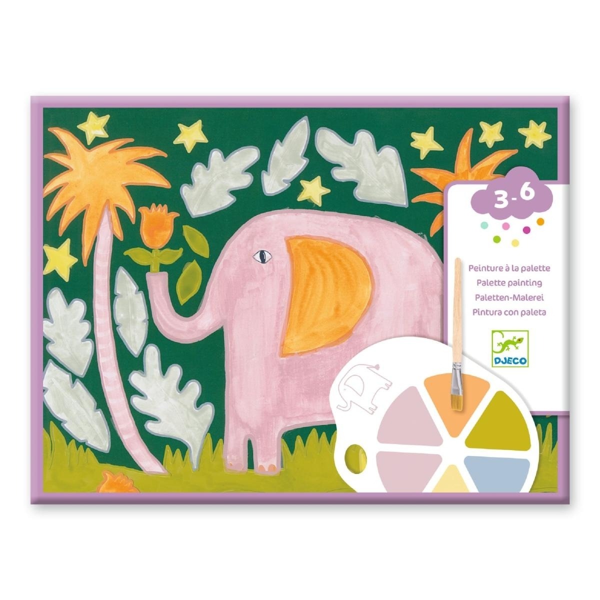 Djeco - Malset 3-6: Wilde Tiere