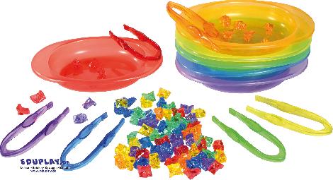 Eduplay - Sortierschalen-Set transparent