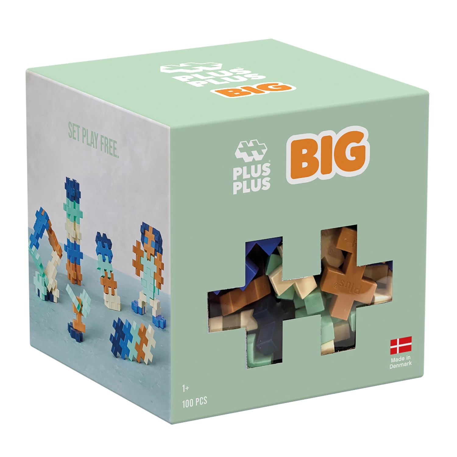 PLUS PLUS - Kreativ Bausteine BIG 100 Stück Breeze