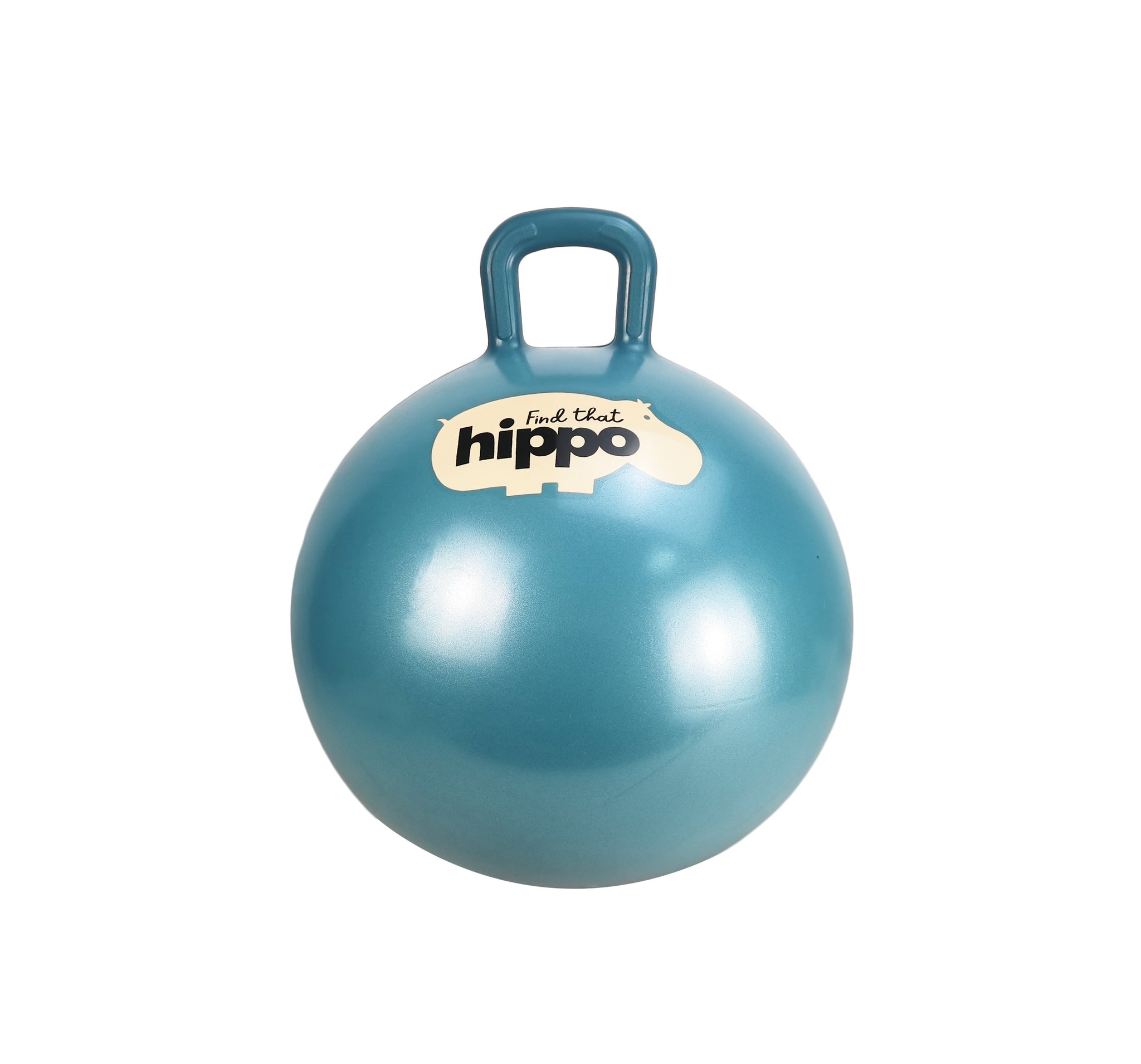 Find that hippo - Hüpfball Dark Cyan mit Pumpe