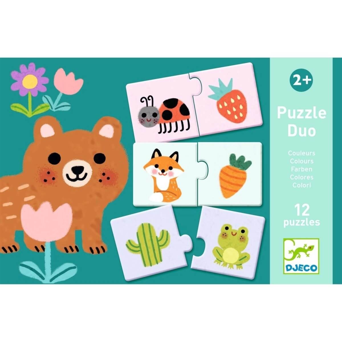 Djeco - Puzzle Duo: Farben