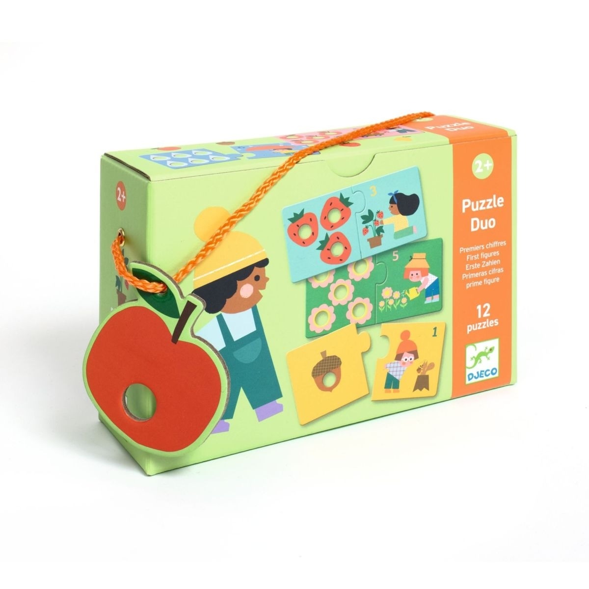 Djeco - Puzzle duo: Erste Zahlen