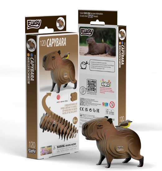 Eugy - 3D Bastelset Capybara