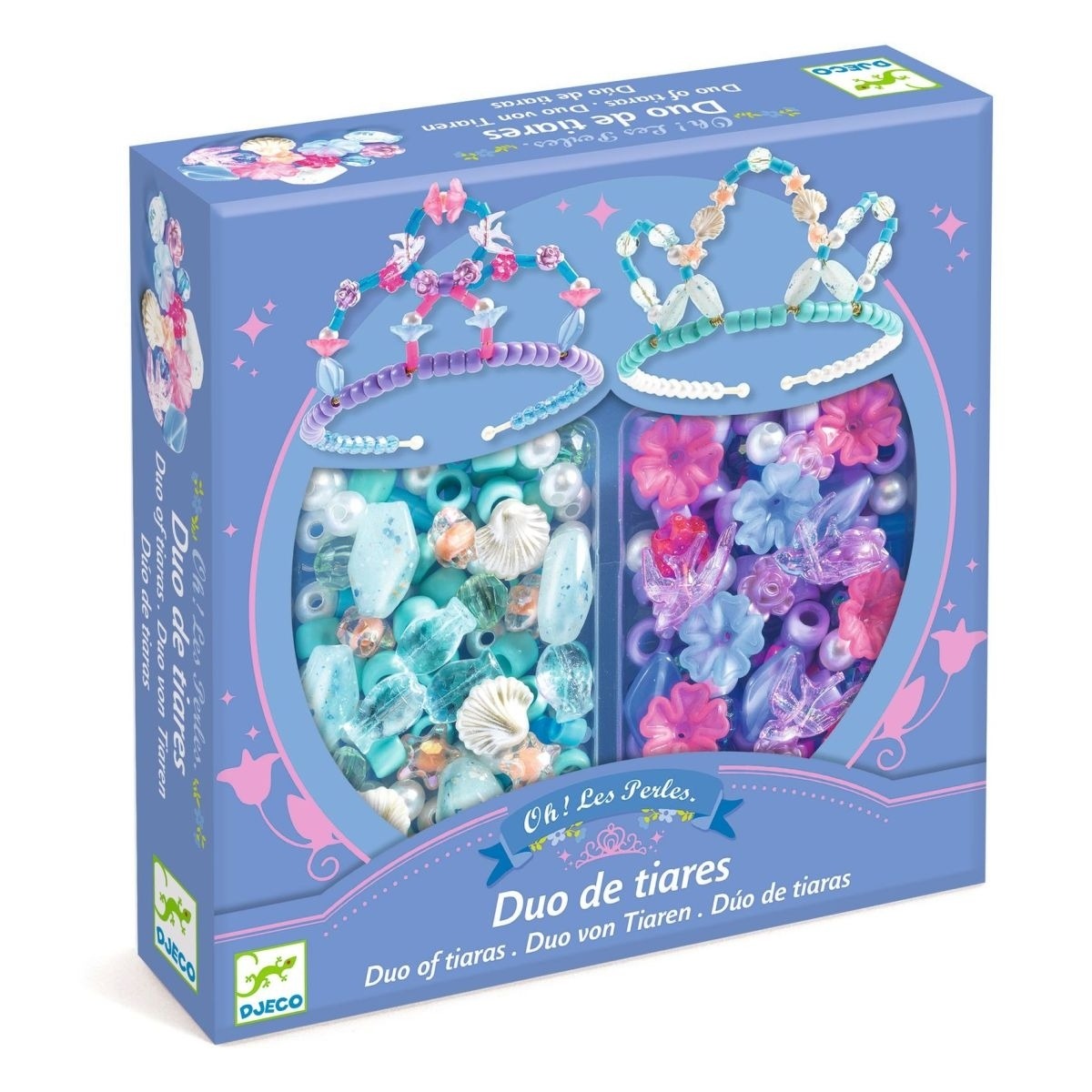 Djeco - Schmuck basteln: Tiaras Blau