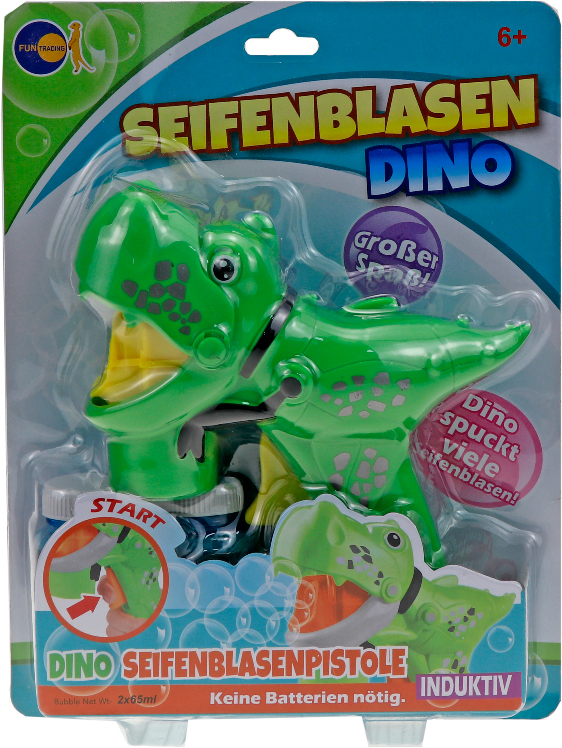 Fun Trading - Seifenblasenpistole Dino - manuell