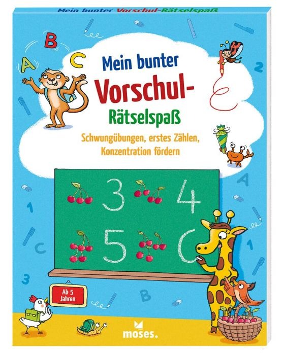 moses - Mein bunter Vorschul-Rätselspaß