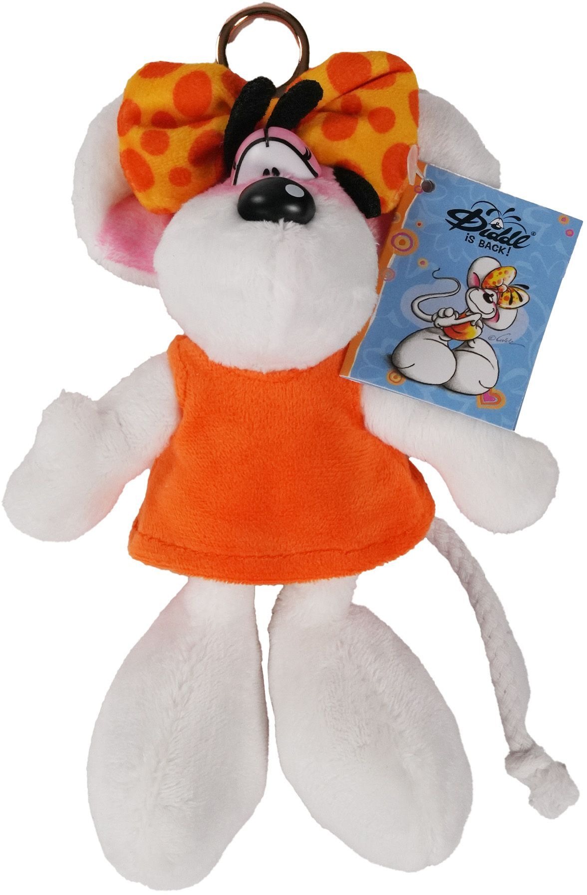 Diddl - Schlüsselanhänger Diddlina Orange