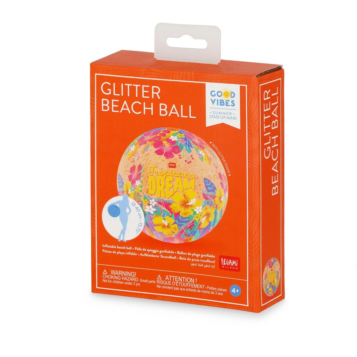 Legami - Beachball Glitter Tropicana Dream