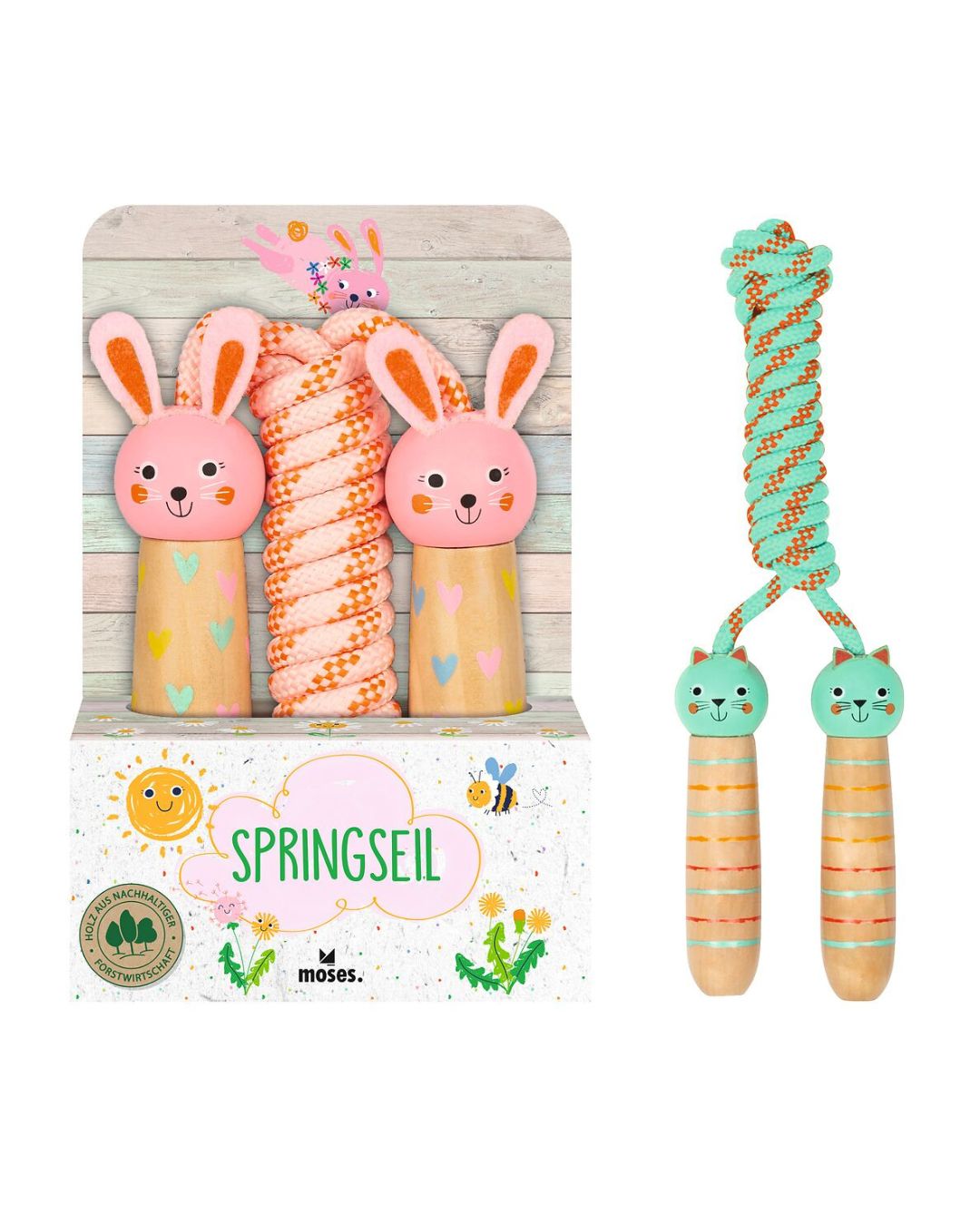 moses - Holz-Springseil Frühling