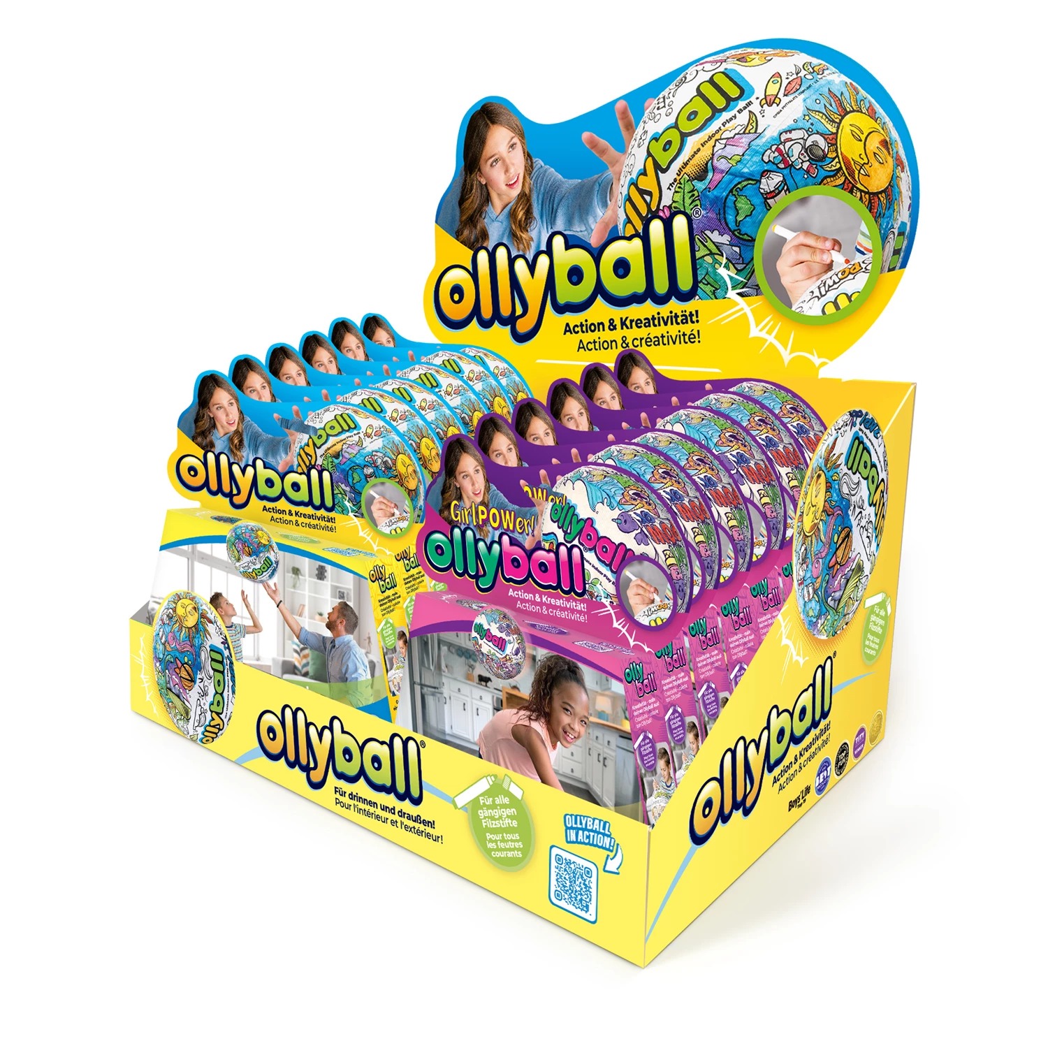 Ollyball - Girl Power Play Ball  