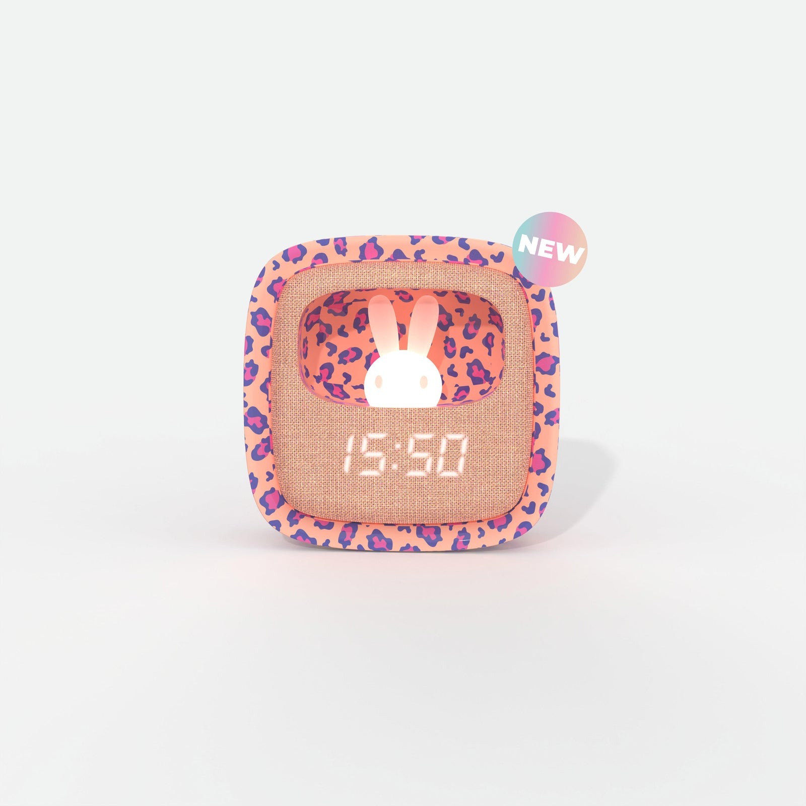 MOB - Wecker + Nachtlicht Billy: Pink Leopard