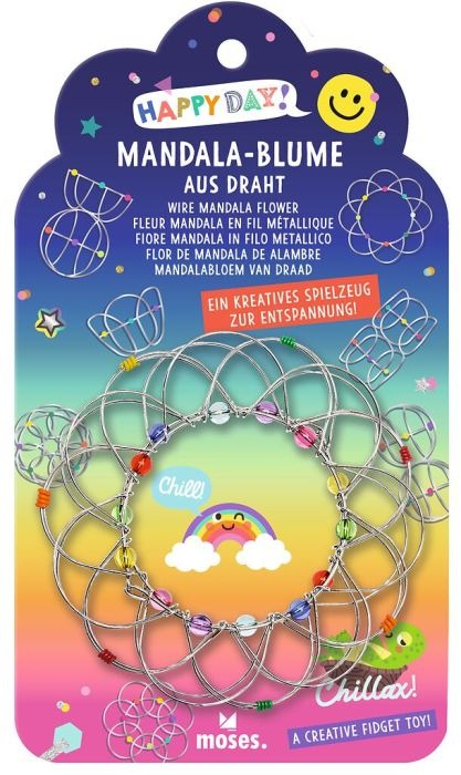 moses - Happy Day Mandala-Blume aus Draht moses - Happy Day Mandala-Blume aus Draht