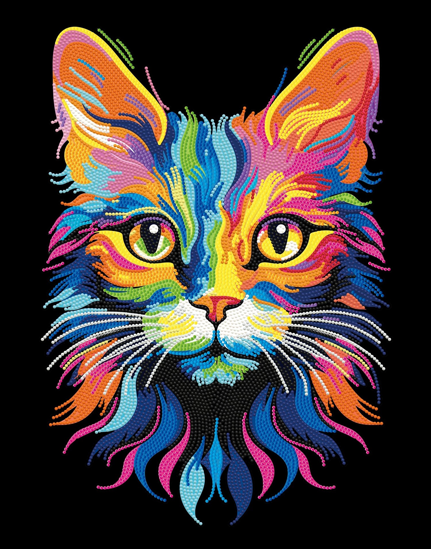 Diamond Dotz - Diamond Painting Neon Katze