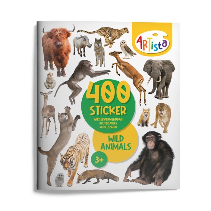 ARTista - Stickerbuch Wildtiere 