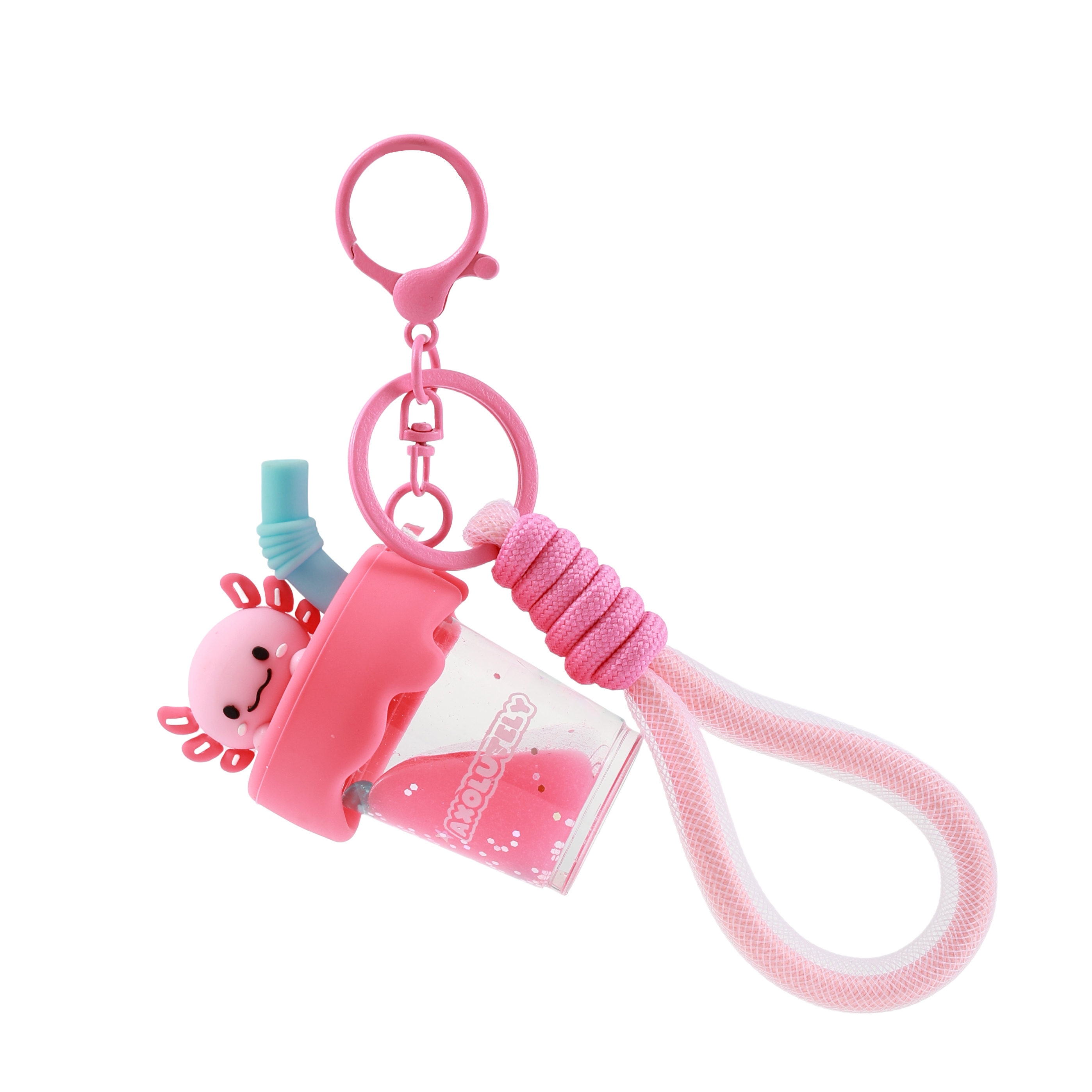 itotal - Schlüsselanhänger Bubble Tea Axolotl