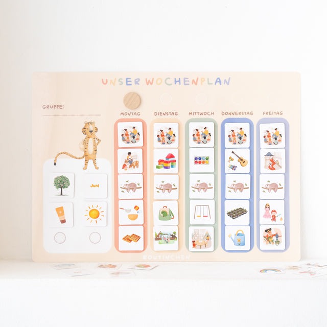 Routinchen - Wochenplaner Kindergarten