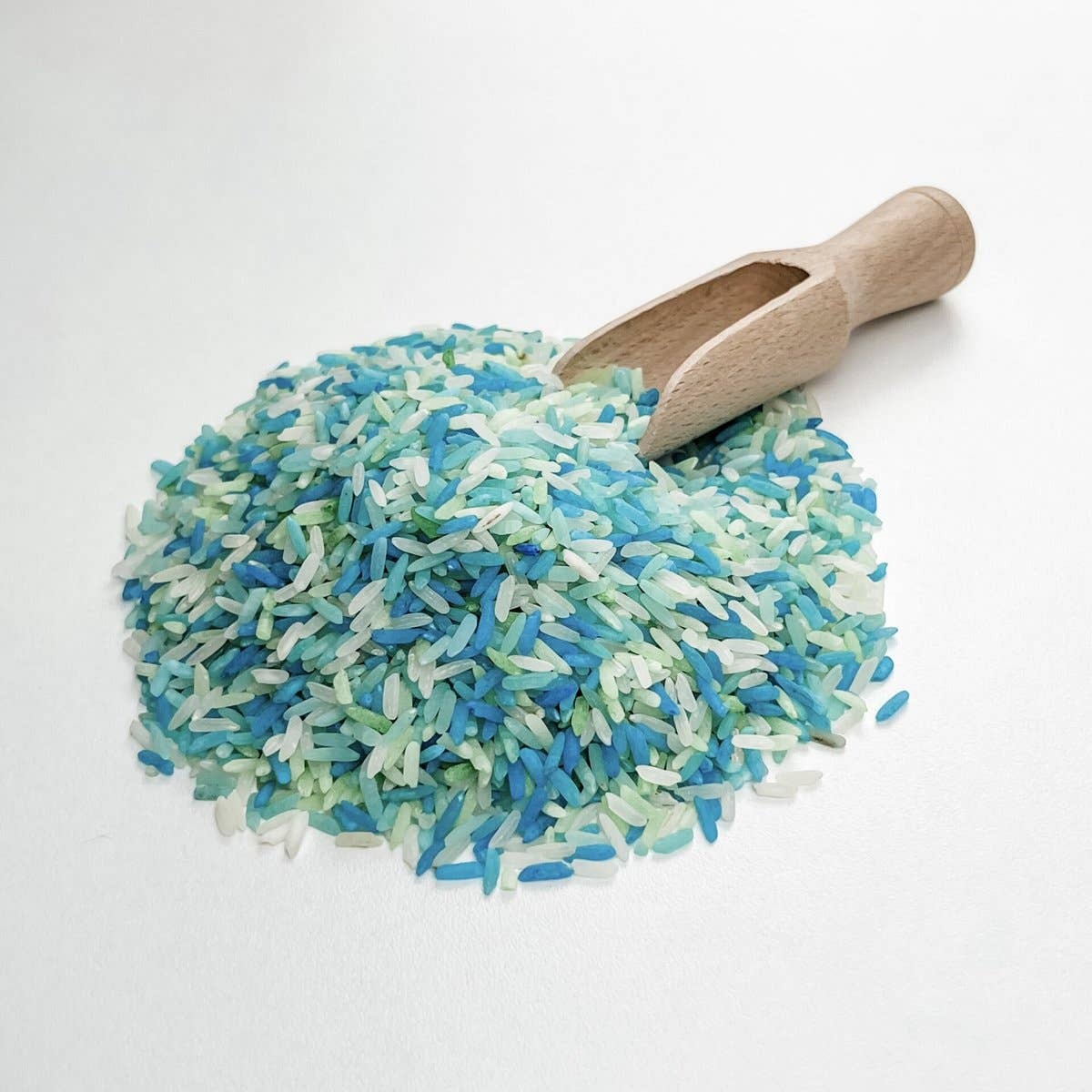 Leukmetletters - Sensorikspielzeug Play Rice 250g Dino Mix