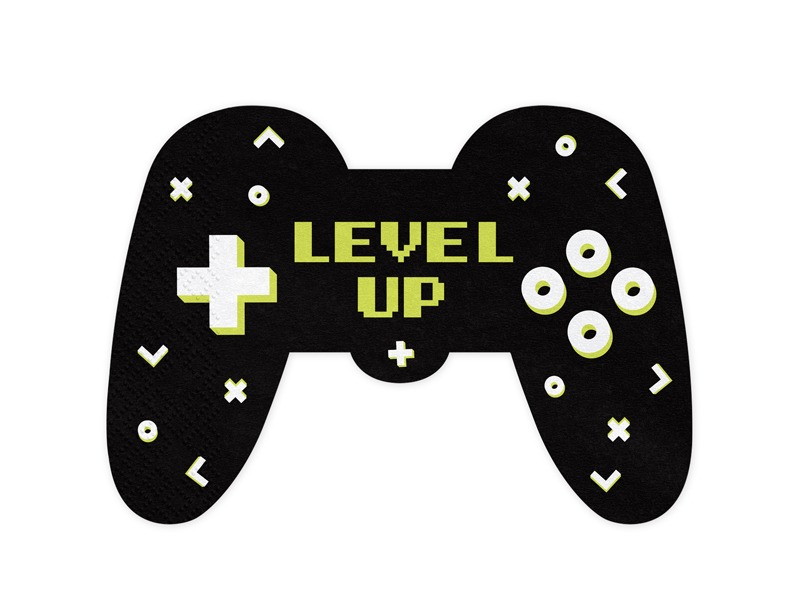 PartyDeco - Servietten Gamer 12 St.
