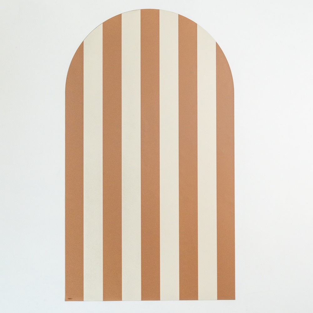 Ferflex - Magnettafel Bogen gestreift caramel 100 x 58 cm