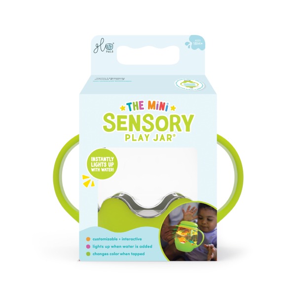 Glo Pals - Spielglas Mini Sensory Green