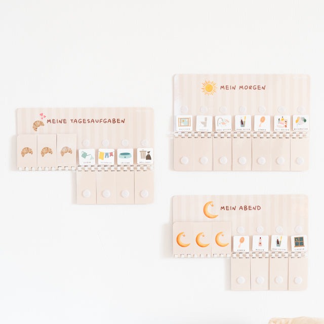 Routinchen - Wochenplaner Set Croissant