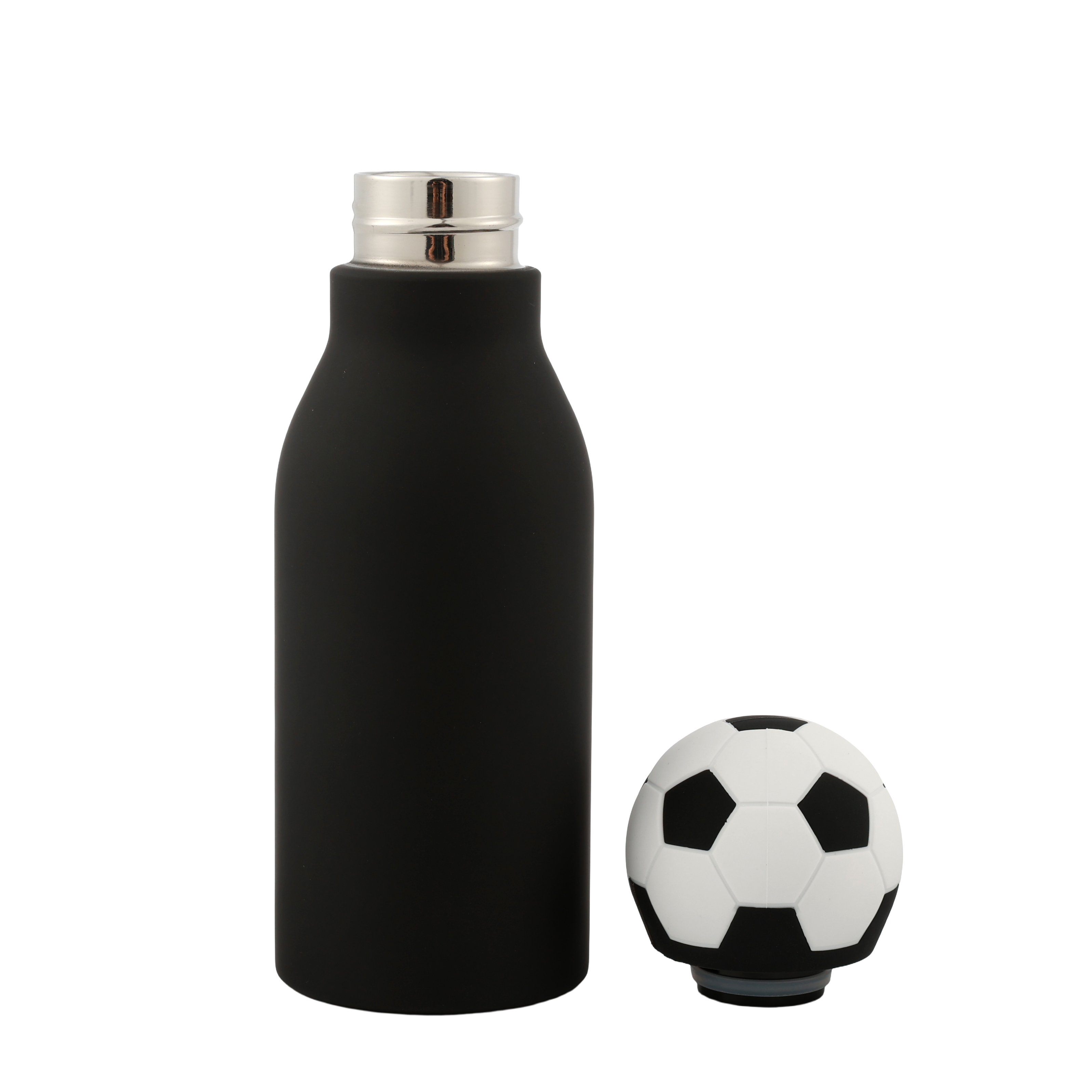 itotal - Trinkflasche aus Edelstahl 420ml Fußball