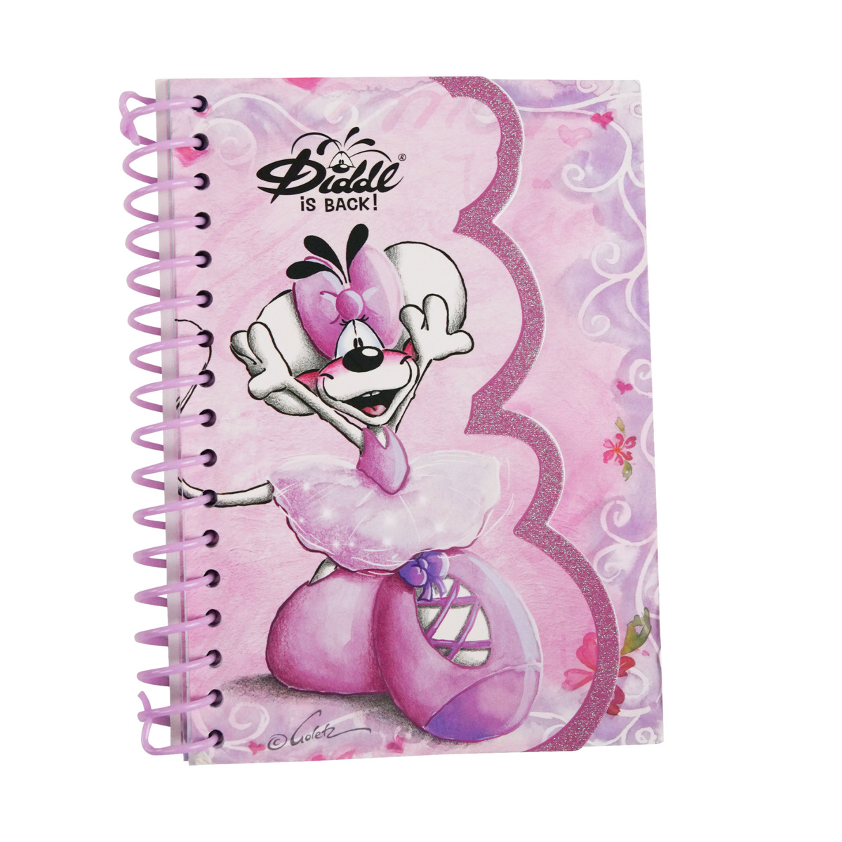 Diddl - Notizbuch Diddlina violett DIN A6