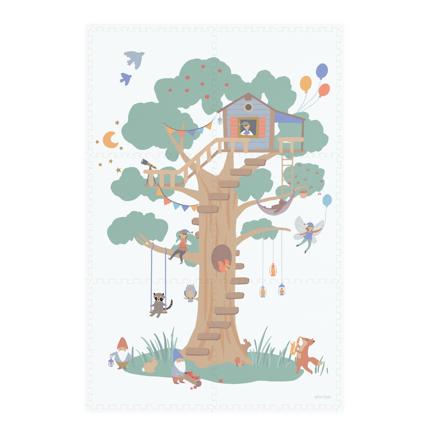 Play&Go - Puzzle-Spielmatte EEVAA 3in1 Treehouse
