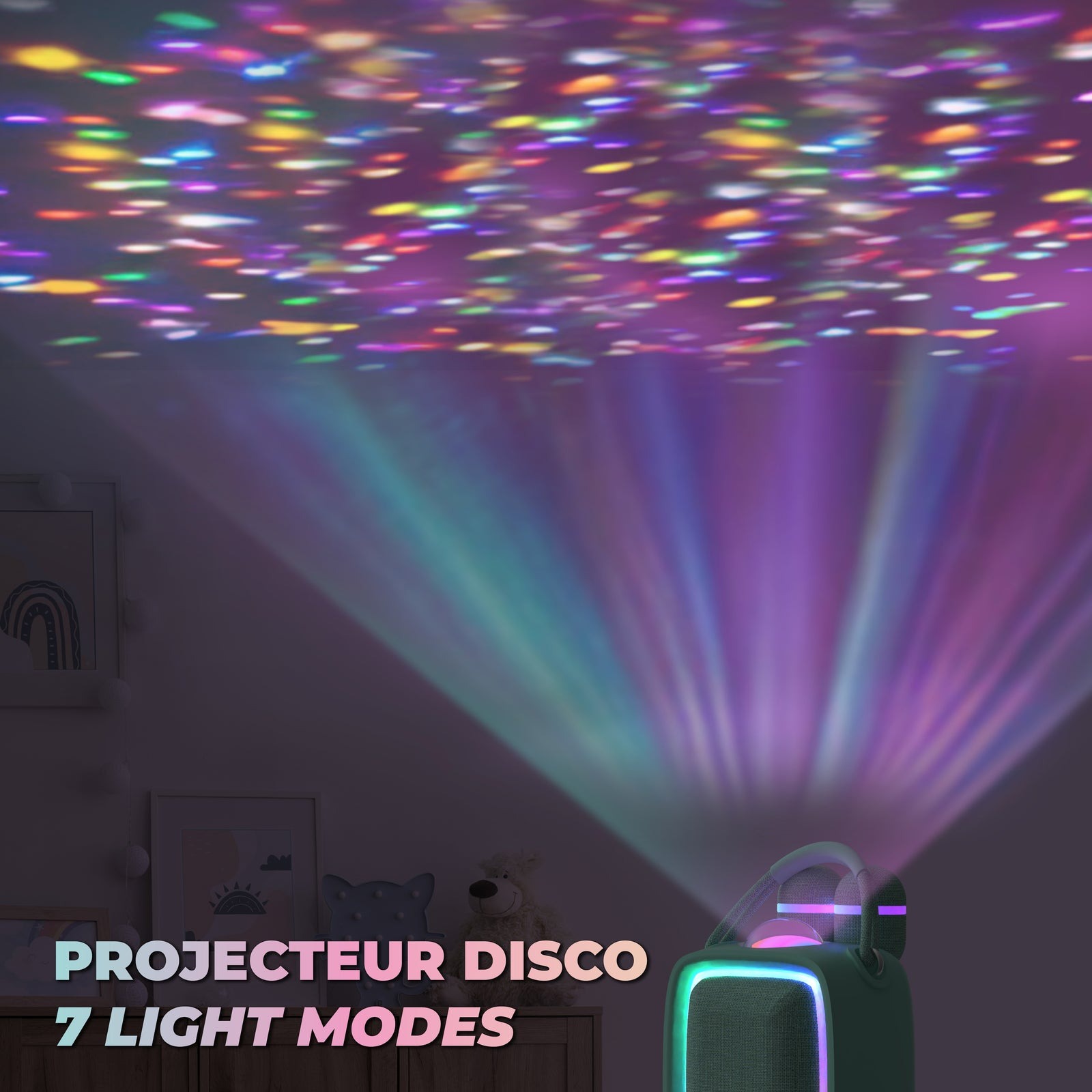MOB - leuchtender Lautsprecher & Karaoke: Singy Party Dark Blue