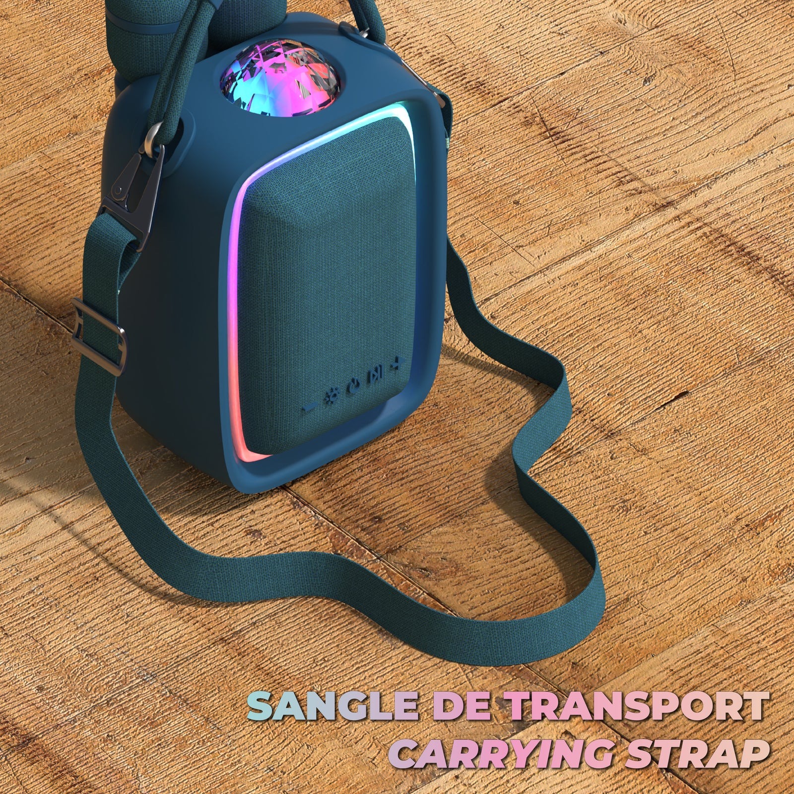 MOB - leuchtender Lautsprecher & Karaoke: Singy Party Dark Blue