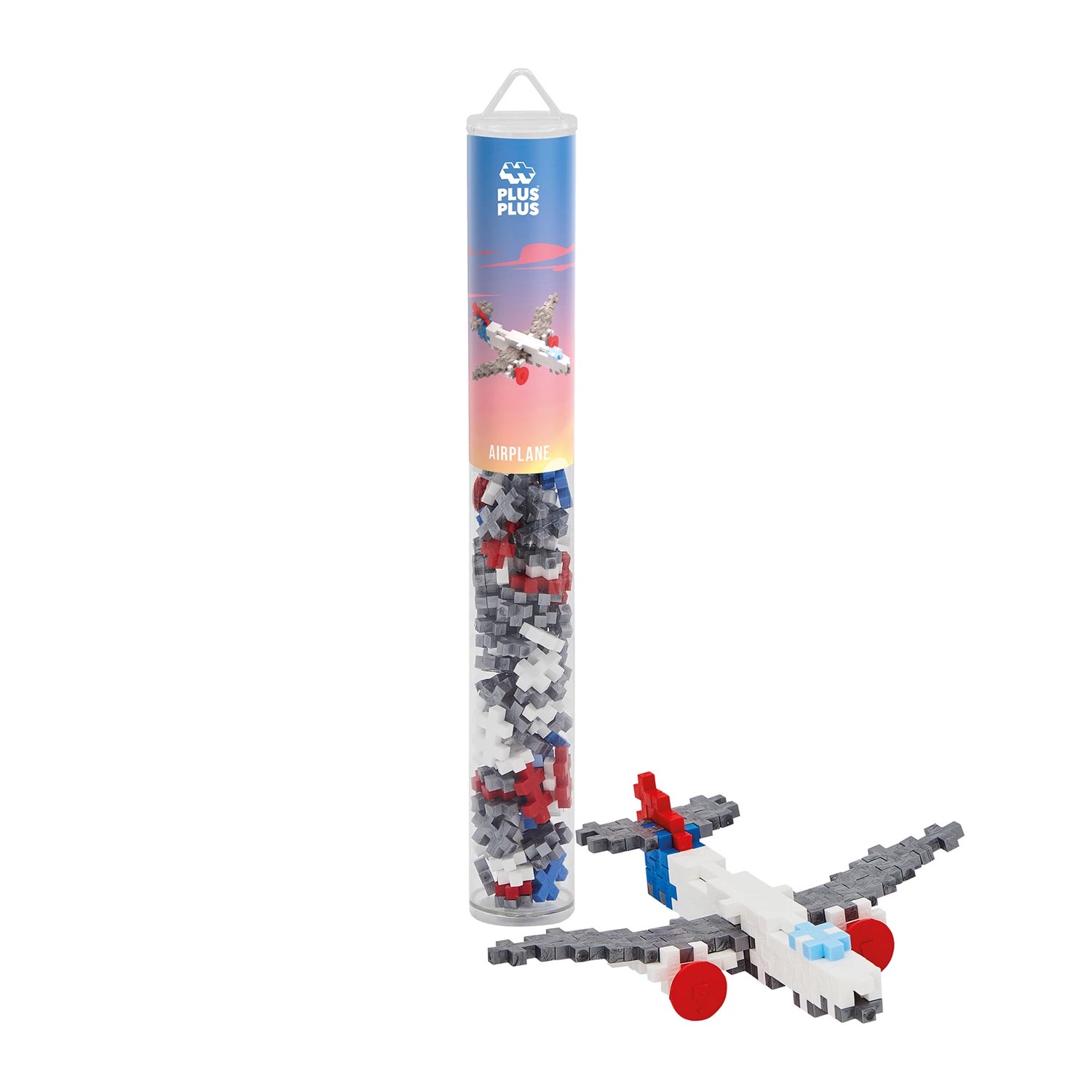 PLUS PLUS - Kreativ Bausteine 100 Stück Flugzeug
