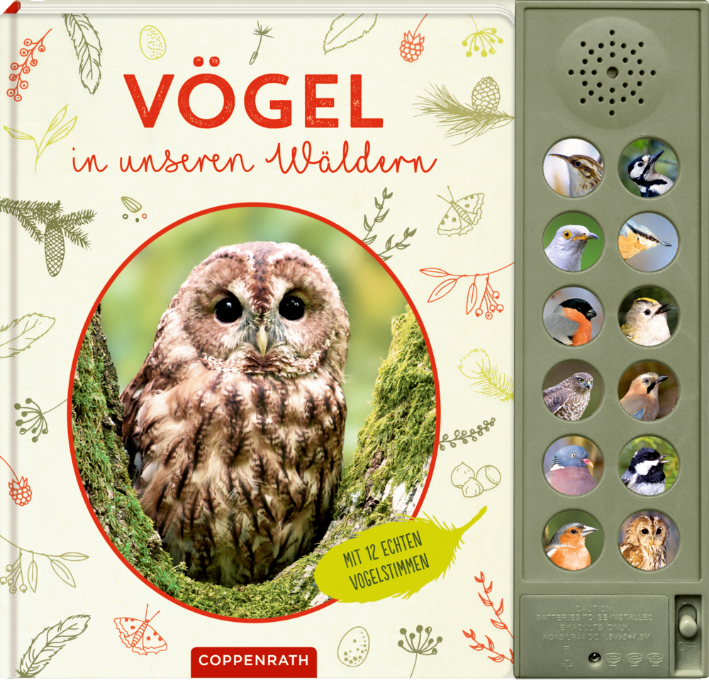 Spiegelburg - Soundbuch Vögel in unseren Wäldern mit Geräuschen