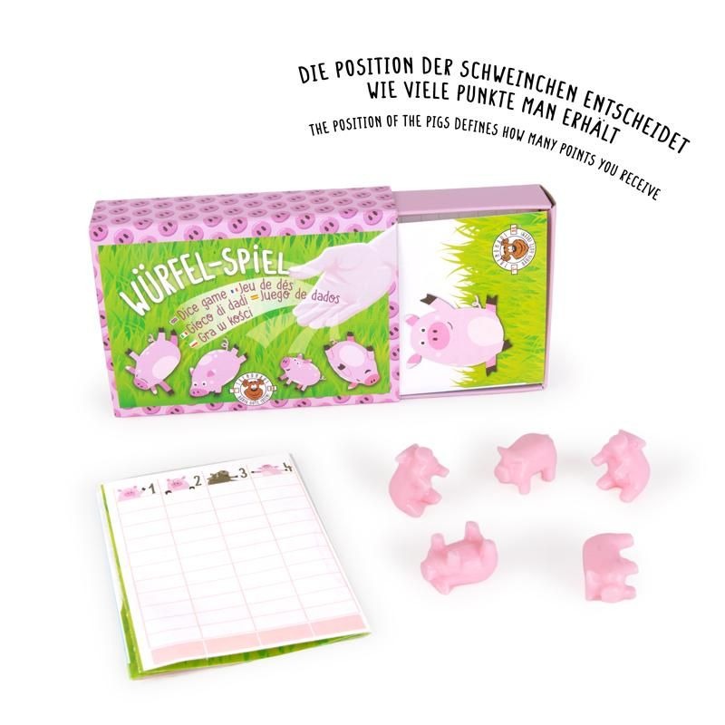 Trendhaus - Schweinchen Würfelspiel
