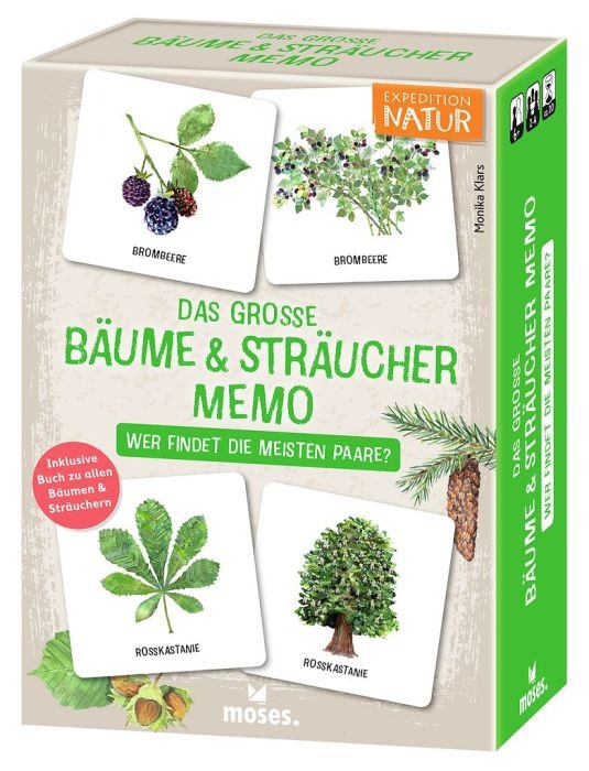 moses - Expedition Natur: Das große Bäume & Sträucher Memo