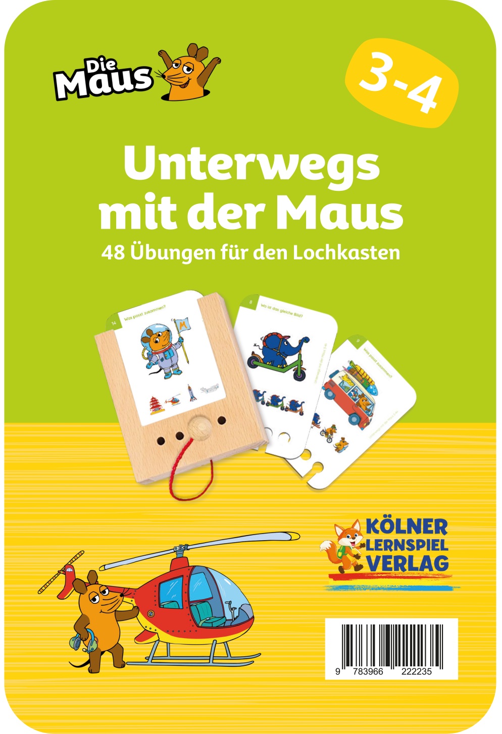 Kölner Lernspielverlag - Unterwegs mit der Maus 3-4